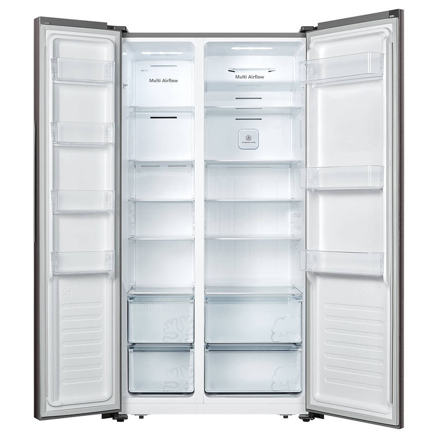 500L Black Bottom Mount Refrigerator with Water Dispenser, H630BSB-WD