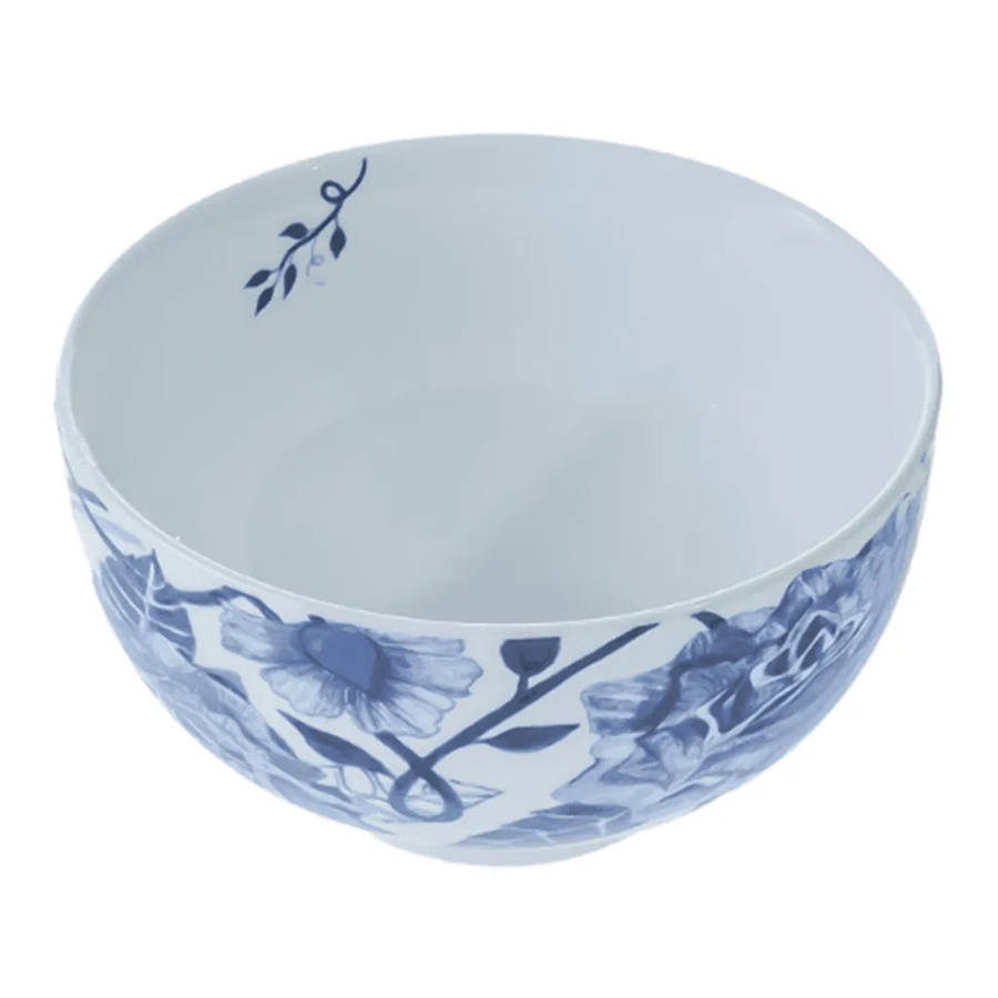 Peacock Sapphire Garden Nibble Bowls, Set of 2