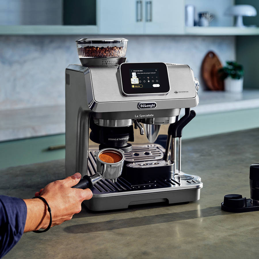 La Specialista Touch Manual Pump Bean to Cup Coffee Machine, EC9455.EX2
