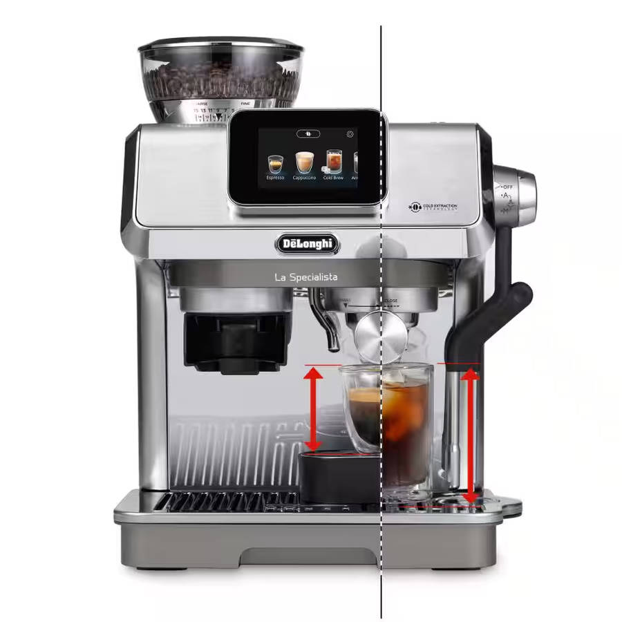 La Specialista Touch Manual Pump Bean to Cup Coffee Machine, EC9455.EX2