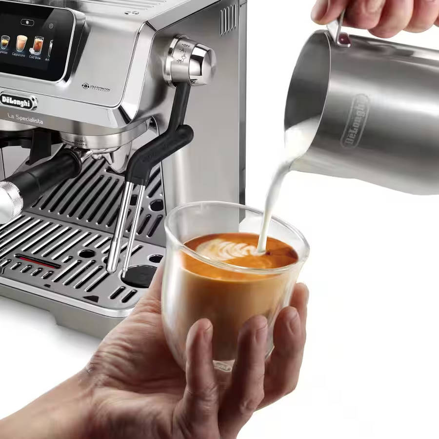 La Specialista Touch Manual Pump Bean to Cup Coffee Machine, EC9455.EX2