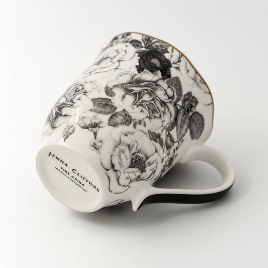 Black Rose Mug