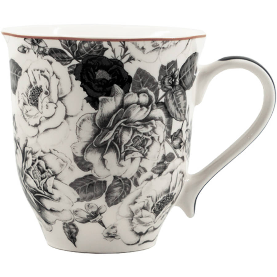 Black Rose Mug