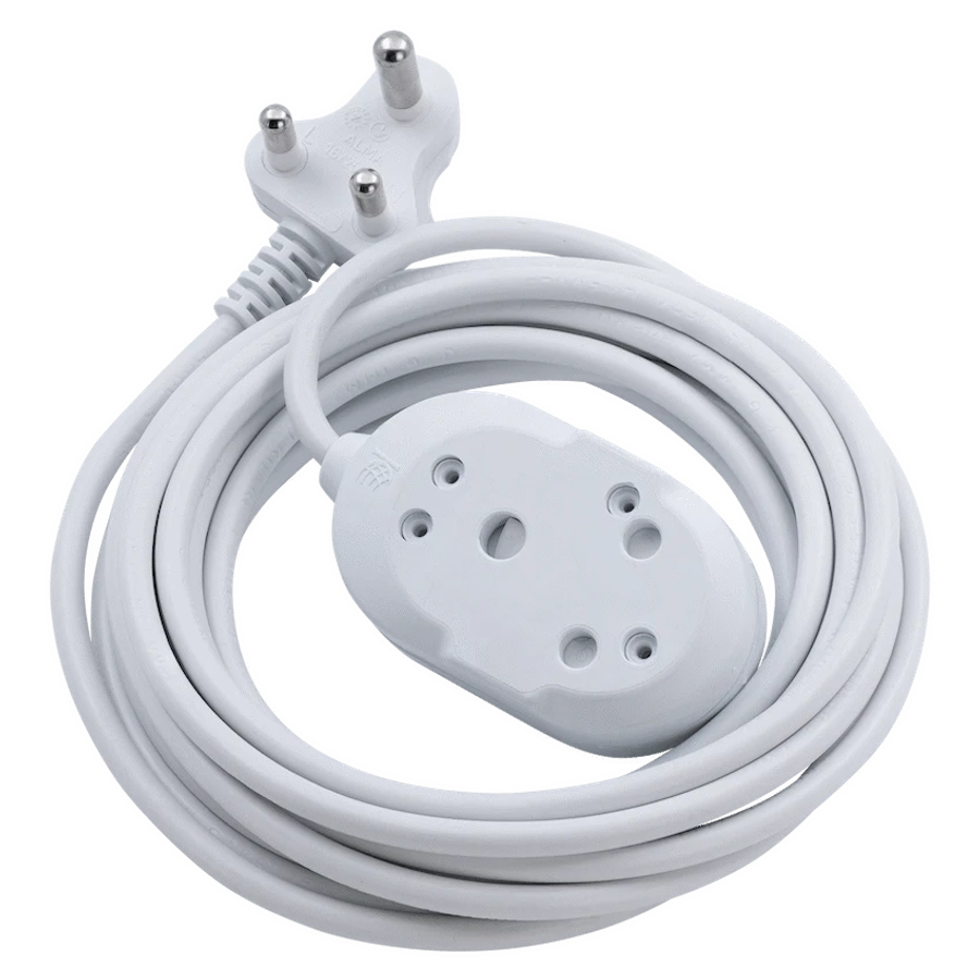 Ellies BTB Heavy Duty Extension Lead-20M-WT