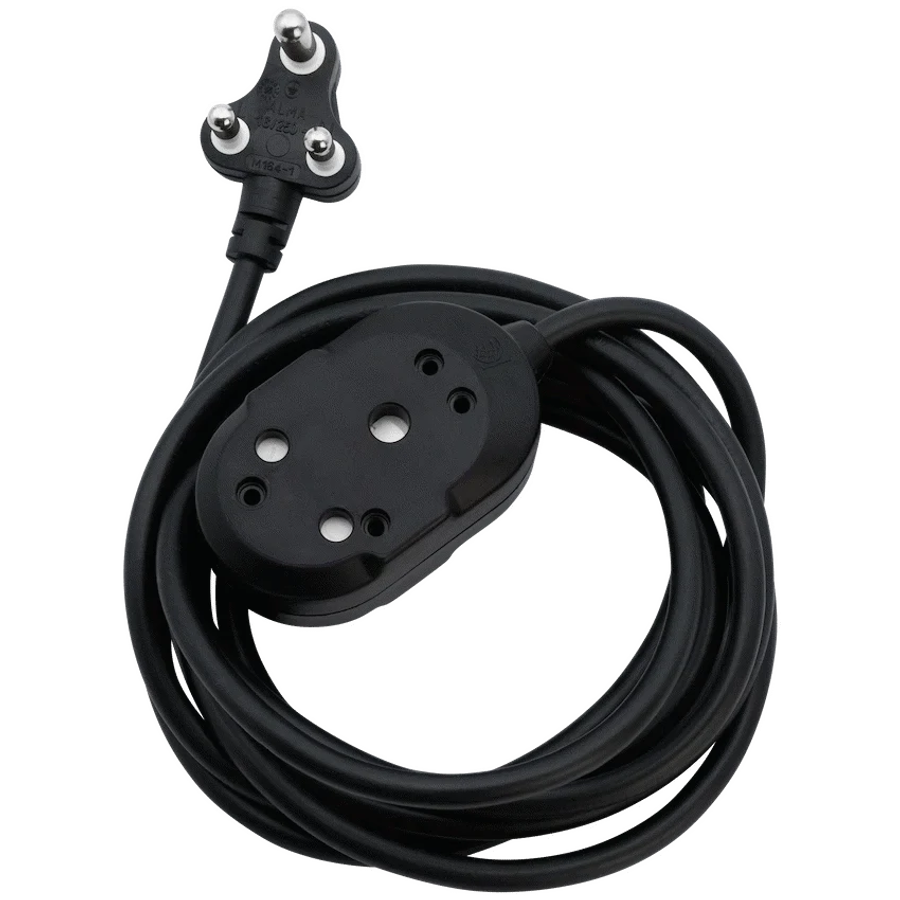 SWITCHED LIGHT DUTY Back-to-Back (BTB) EXTENSION LEADS 20M - BK