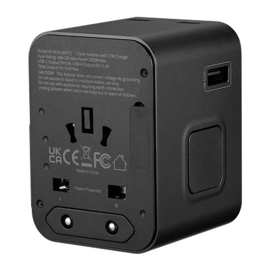Volkano International Series Travel Adapter