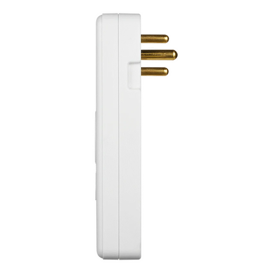 Ellies 3 Way Medium Surge adaptor Schuko,with type C + USB