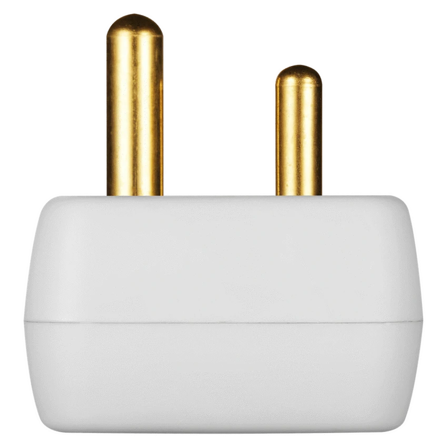 Switched 4-Way Medium Surge Adaptor with Schuko - White