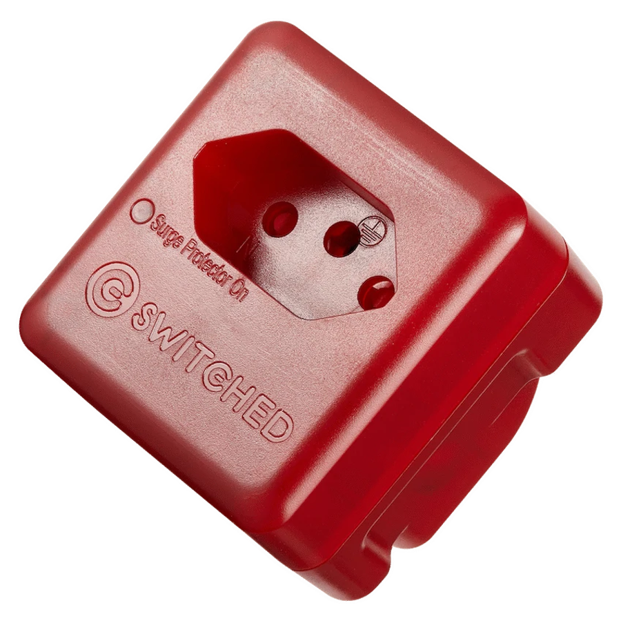 SWITCHED 1 Way High Surge Network Safe Adaptor