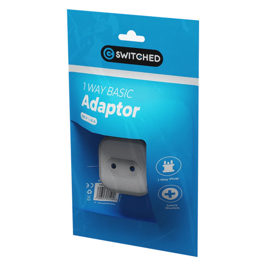 Switched 1 Way Euro Adaptor