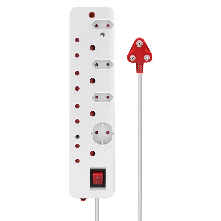 Ellies 8-Way Medium Surge Multiplug 0.5m