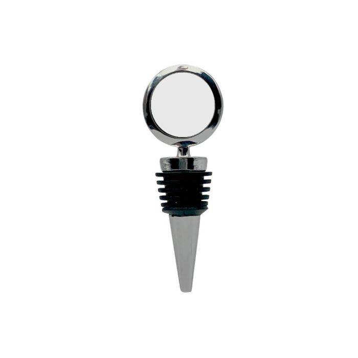 Bottle Stopper - Metal - Silver