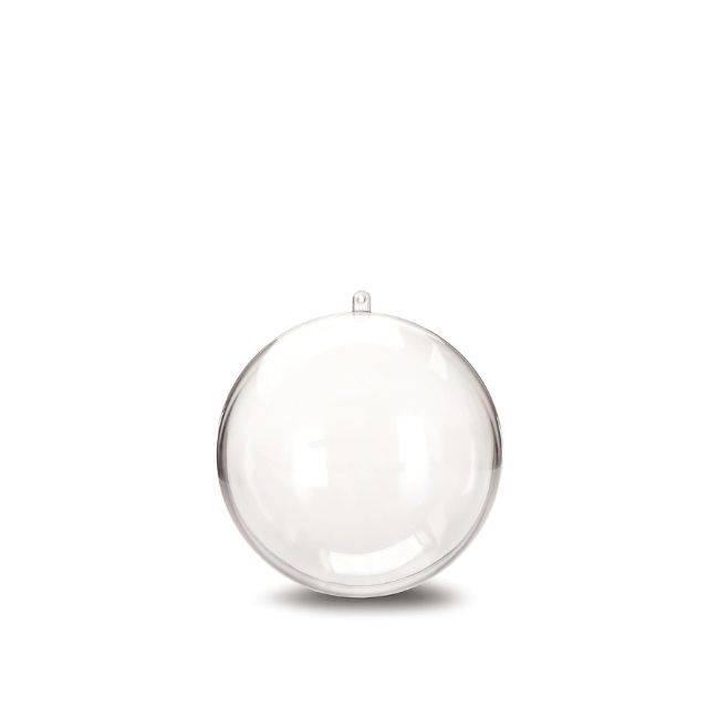 Chistmas Baubles Clear ( open up ) 8cm
