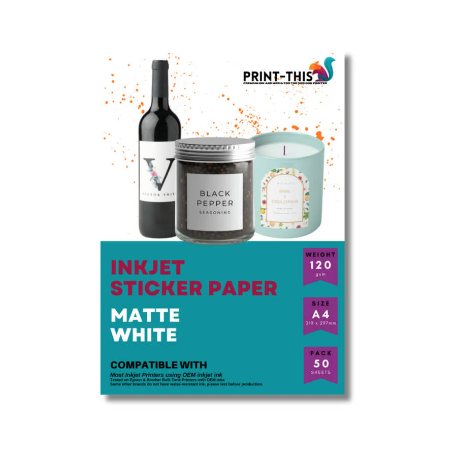 Sticker Paper - 120gsm - Matte