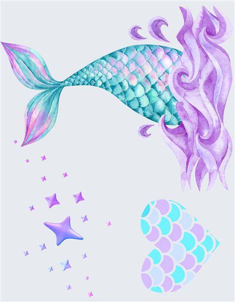 DTF Pre-Print - Mermaid 01