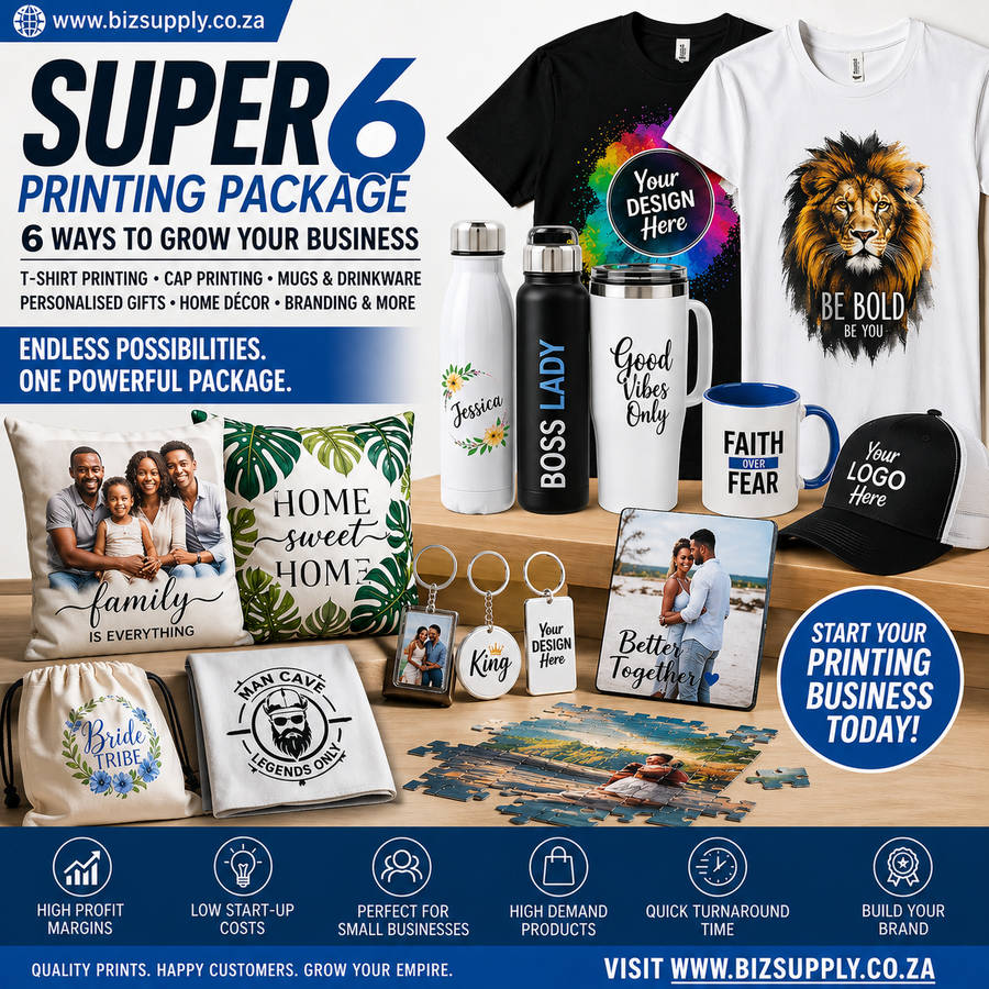 The Super6 startup | 6in1 Press, Vinyl cutter & Printer | Bizsupply