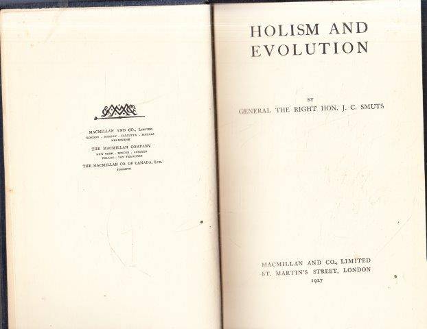 Holism and Evolution (Second Edition) - Smuts, Jan Christian 0.80kg