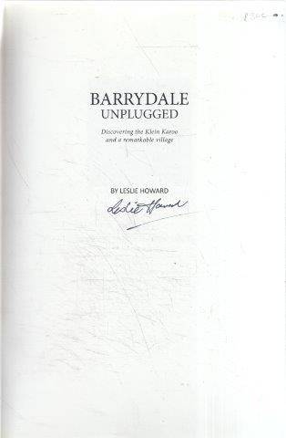 Barrydale Unplugged (Signed) - Howard, Leslie 0.80kg