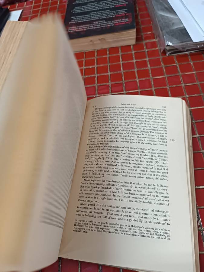 Being and Time (1962 First English Edition, Hardcover) The Library of Philosophy and Theology