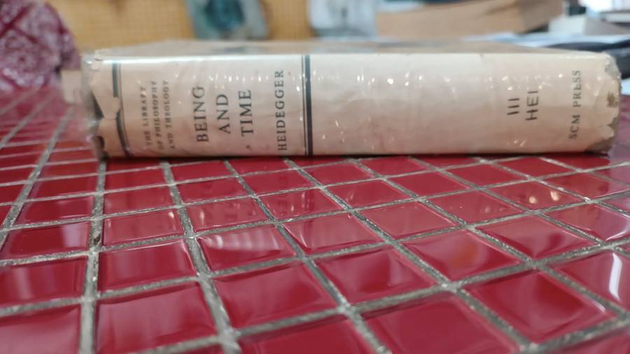 Being and Time (1962 First English Edition, Hardcover) The Library of Philosophy and Theology