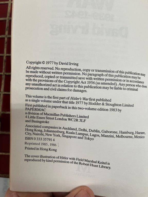 Hitler`s War: 1939-42 - Irving, David