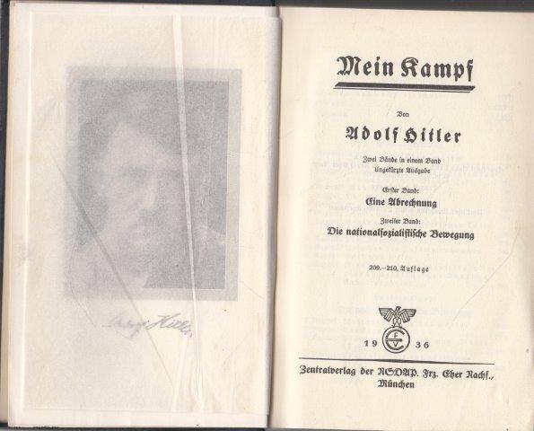 Mein Kampf (1936, German) - Hitler, Adolf