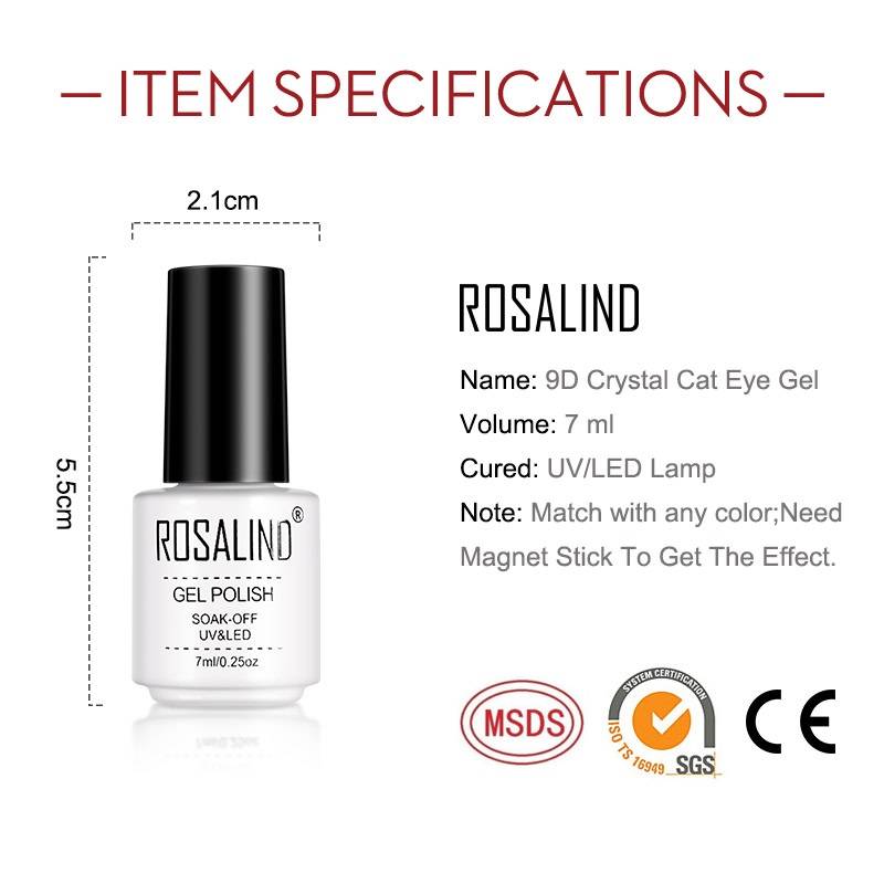9D Crystal Cat Eye Gel Polish