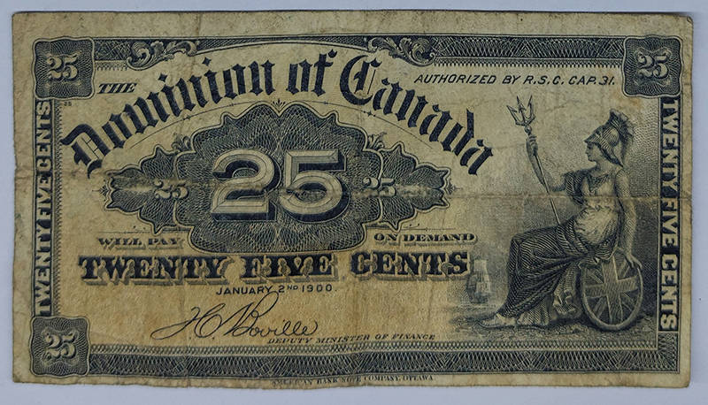 Canada - Dominion ***1911 One Dollar*** and ***1900 Twenty Five Cents***