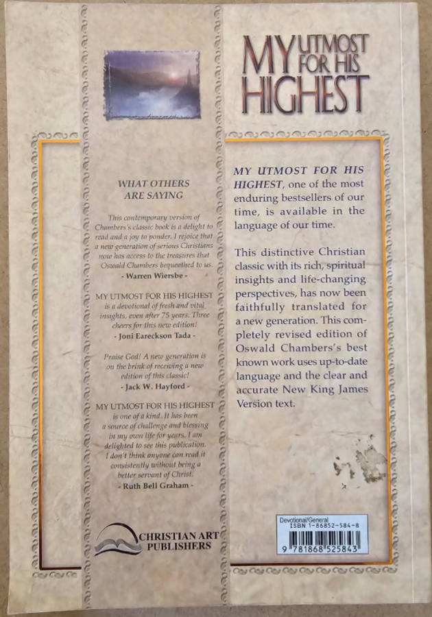 My Utmost for His Highest - Oswald Chambers