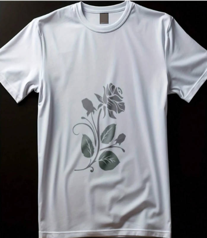 PVC Stencil: 1pc Beautiful Rose