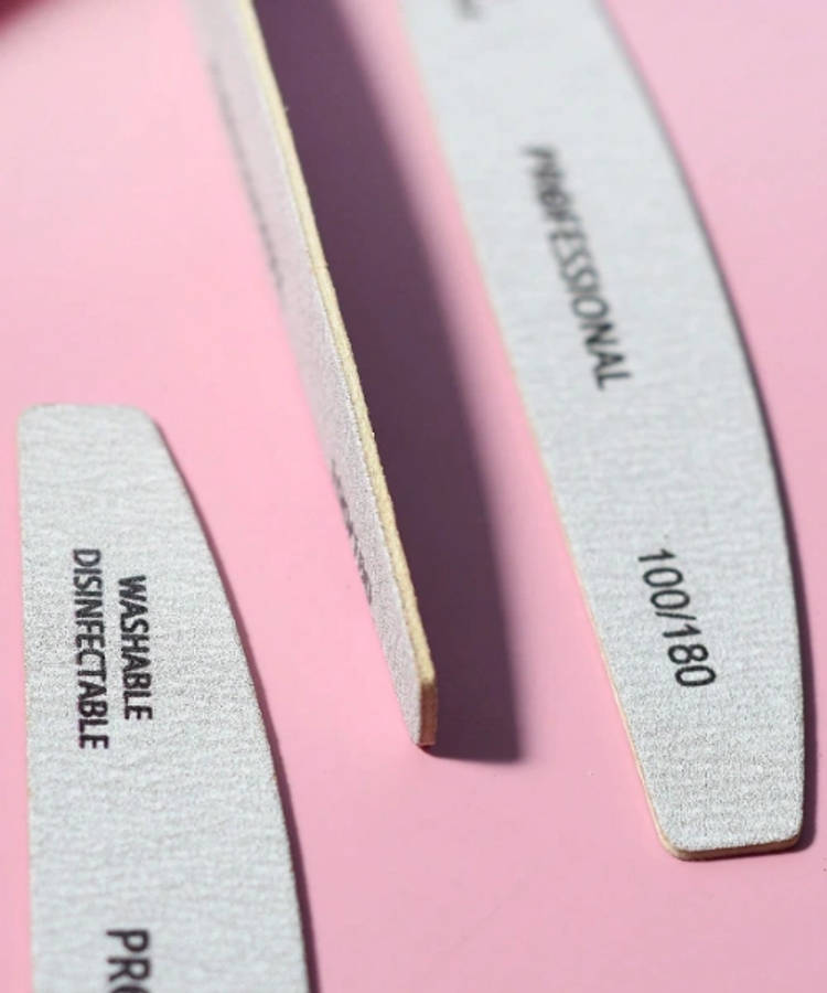 5pcs Professional Wood Nail File Set  Dual Grit 100/180