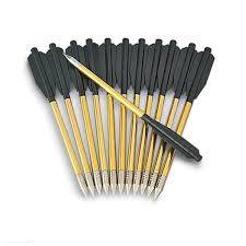 ALUMINIUM ARROW 6.5INCH 12PCS/CARD D-015 - Yes