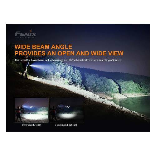 Fenix LR35R LED Flashlight (Black)