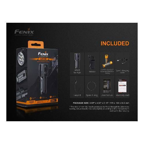 Fenix LR35R LED Flashlight (Black)