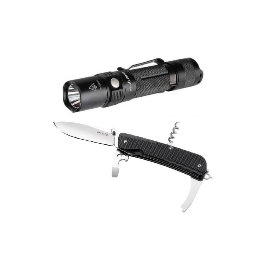 Ruike Knife With Fenix Torch Combo