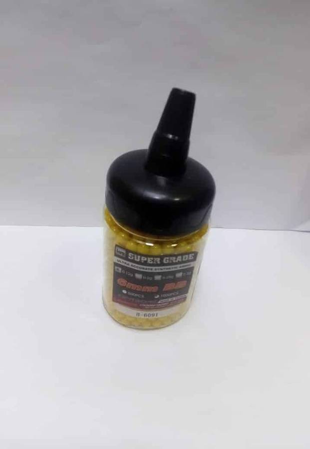 HFC H-6091 6mm BB Pellet 0.12g 1000ct Yellow