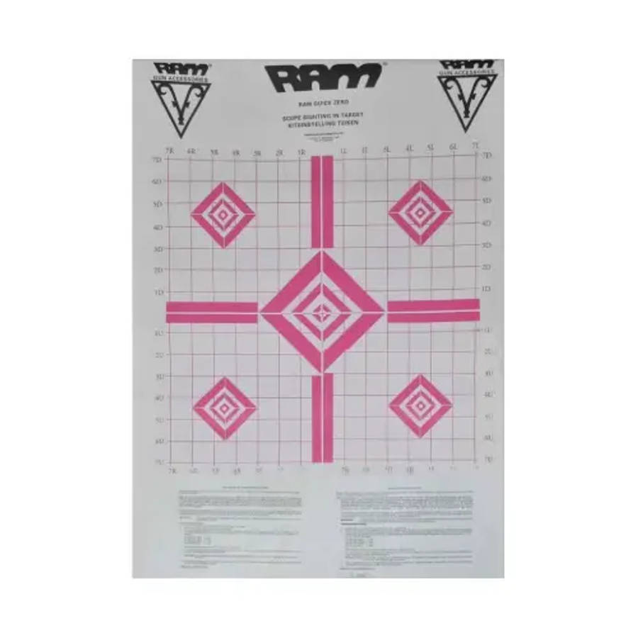 Ram Scope Zero Targets Pink - R9034