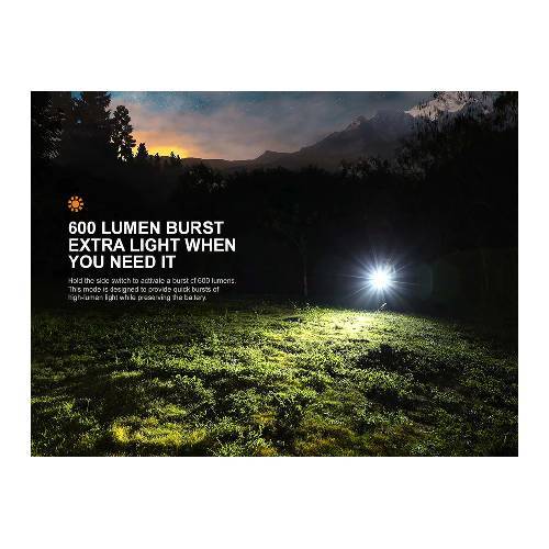 Fenix E09R Flashlight - 600 Lumens