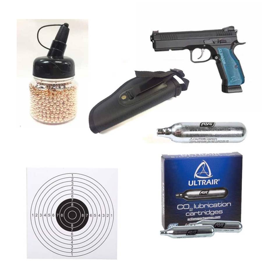ASG CZ Shadow 2 BB Pistol Blowback 4.5mm - 19485-combo