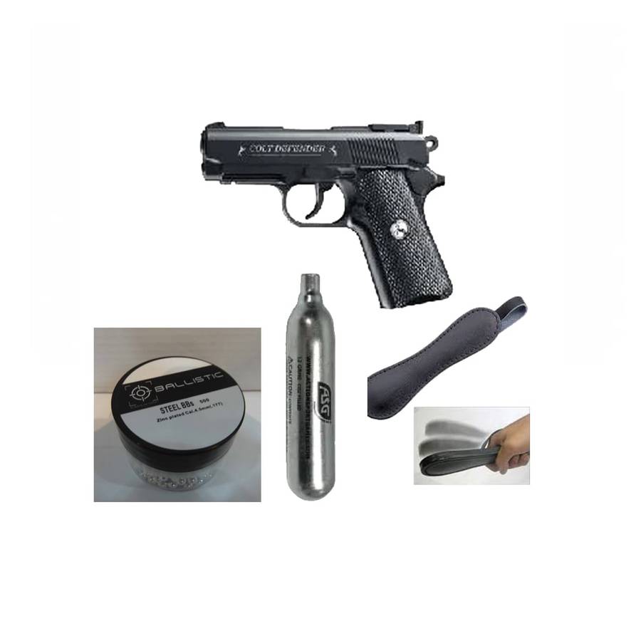 Umarex 5.8310 Air Pistol Colt Defender 4.5mm BB Combo