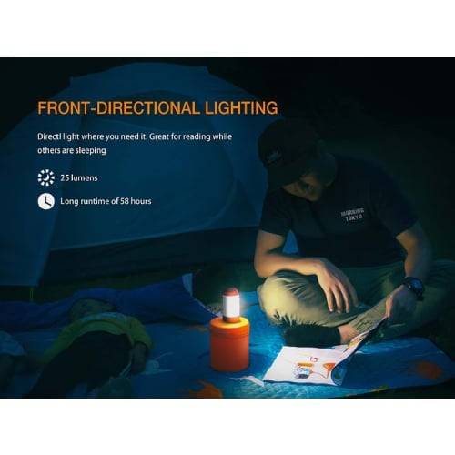 Fenix Lantern CL26R Black 400 Lumens - Rechargeable