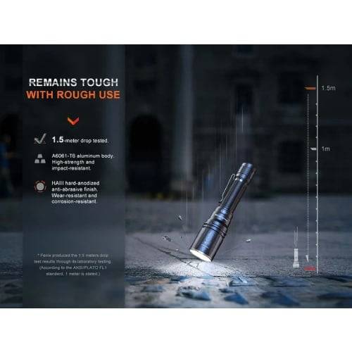 Fenix Flashlight HT30R White Laser 500 Lumens - Rechargeable