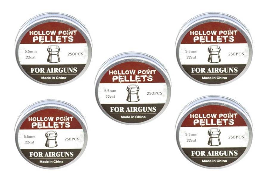 Hollow Point Pellets 5.5mm - 5pcs