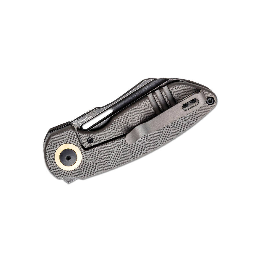Kizer KI3569A2 October Grey Titanium Handle