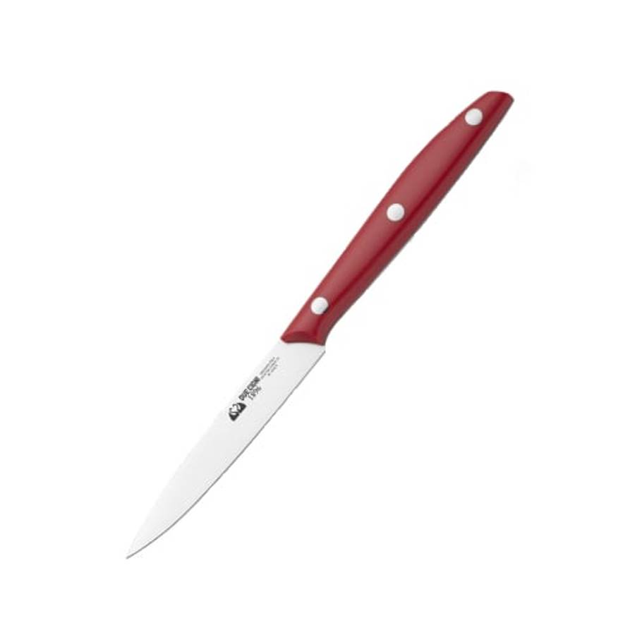 Due Cigni 12Pce Kitchen Knife Set Red With Wenge Wooden Block - 2C324