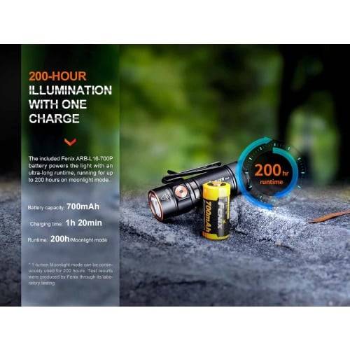 Fenix E18R V2.0 LED Flashlight - 1200 Lumens