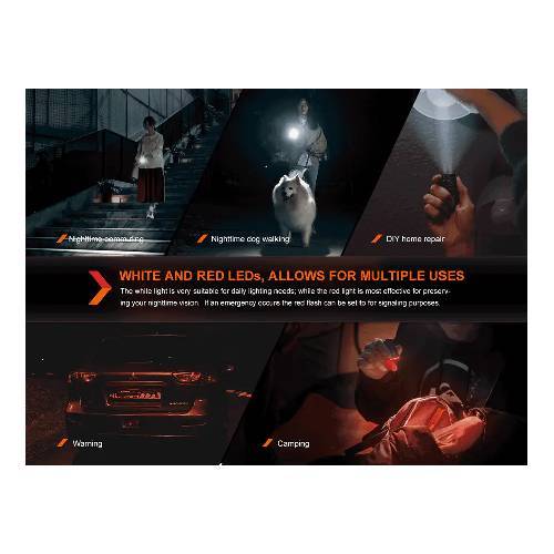 Fenix E03R V2.0 LED Flashlight Grey