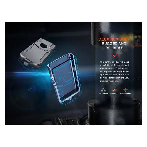 Fenix E03R V2.0 LED Flashlight Grey