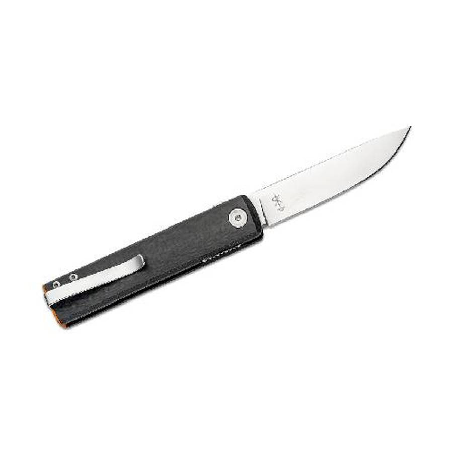 FX-543 CFO FOX Chnops Folding Knife - M390 Satin Blade, Carbon Fiber 3K Handle