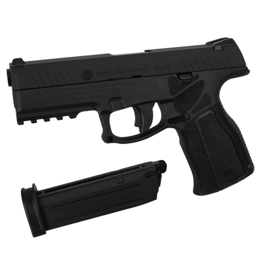 Asg airsoft pistol CBB PL MS Steryr L9-A2 black - 19814